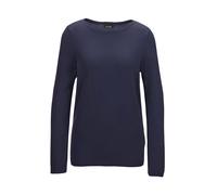 Strickpullover mit U-Boot-Ausschnitt blau 19