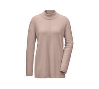 Strickpullover GOLDNER "Kuschelweicher Kaschmirpullover mit Kragen", Damen, Gr. 42, beige (sand), Obermaterial: 100% Kaschmir WS., eng Rippe, Pullover Strickpullover, Dekorative Naht im Vorderteil (97