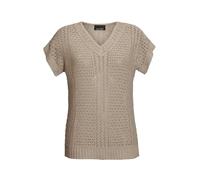 Strickpullover GOLDNER "Pullover", Damen, Gr. 46, beige (sand), Obermaterial: 55% Polyacryl PAN. 45% Polyamid PA., normal, Sonstiges, Pullover Strickpullover, Ohne (51611705-46) sand