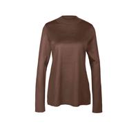 Strickpullover GOLDNER "Unkomplizierter Stehbundpullover", Damen, Gr. 44, beige (taupe), Obermaterial: 100% Polyacryl PAN., Tubular, Pullover Strickpullover, wie echter Kaschmir (43239151-44) taupe