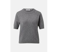 comma Regular Fit T-Shirt aus Woll-Mix Modell 'Protect' in Anthrazit, Größe 40