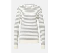 Strickpullover grau|creme 44