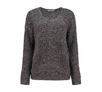 Strickpullover HAILY’S "LS P VK Pi44pa", Damen, Gr. L, schwarz (schwarz marl), Strick, Obermaterial: 94% Polyester, 3% Elasthan, 3% Nylon, meliert, normal, V-Ausschnitt, Pullover Strickpullover (72747