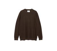 Strickpullover, Herren, Gr. 4XL, braun, Strick, Obermaterial: 100% Baumwolle, S.OLIVER MEN BIG SIZES, unifarben, lässig geschnitten hüftbedeckend, Rundhals, Flachstrickbündchen, Pullover Strickpullove