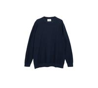 Strickpullover, Herren, Gr. XXL, blau (navy), Strick, Obermaterial: 100% Baumwolle, S.OLIVER MEN BIG SIZES, unifarben, lässig geschnitten hüftbedeckend, Rundhals, Flachstrickbündchen, Pullover Strickp