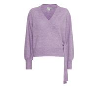 Strickpullover ICHI "IHOLENE CA2", Damen, Gr. M, lila (lavender), Obermaterial: 63% Polyacryl PAN. 28% Polyester PES. 5% Wolle mw. 4% Elasthan EL., Pullover Strickpullover (48903047-M) lavender