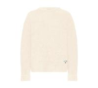 Strickpullover ICHI "Langarm IHBLARISA", Damen, Gr. S, beige (almond milk), Obermaterial: 63% Polyacryl PAN. 26% Nylon NY. 10% Wolle mw. 1% Elasthan EL., Pullover Strickpullover (16130342-S) almond mi