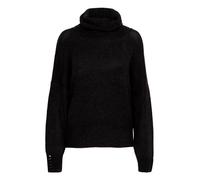 Strickpullover ICHI "Langarm IHKAMARA", Damen, Gr. XXL, schwarz, Obermaterial: 52% Polyacryl PAN. 30% Polyester PES. 15% Alpaka WP. 3% Elasthan EL., Pullover Strickpullover (73160826-XXL) schwarz