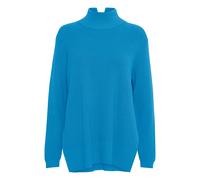 ICHI IHBOSTON LS2 Damen Strickpullover Pullover Pulli Stehkragen 50% Viskose, 28% Polyester, 22% Nylon Loose fit, Größe:M, Farbe:Indigo Bunting (184250)