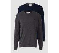 Strickpullover im Doppelpack L blau|grau 2174555.59X0.L