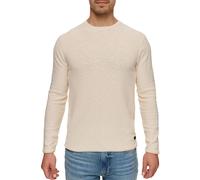 Strickpullover INDICODE "INMacedonia", Herren, Gr. XL, grau (fog), Strick, Obermaterial: 70% Baumwolle, 30% Leinen, unifarben, regular fit, Rundhals, Pullover Strickpullover (33077346-XL)