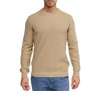 Strickpullover INDICODE "INMoxey", Herren, Gr. S, kelp, Strick, Obermaterial: 100% Baumwolle, unifarben, regular fit normal, Rundhals, Bündchen, Pullover Strickpullover (14030303-S) kelp