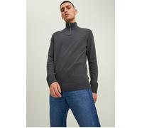 Jack & Jones Emil Halbzippullover XL Dark Grey Melange