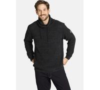 Strickpullover JAN VANDERSTORM "Pullover DUMENI" Gr. XXL, schwarz (schwarz melange) Herren Pullover (99226258-XXL) schwarz melange