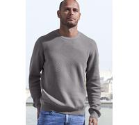 Strickpullover JOHN DEVIN, Herren, Gr. XXL (60/62), grau, Feinstrick, Obermaterial: 50% Baumwolle, 50% Polyacryl, unifarben, regular fit normal, Rundhals, Strickbündchen, Pullover Strickpullover, Pull