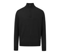 Strickpullover JOOP "Dario", Herren, Gr. XL, schwarz (dunkelblau), Strick, Obermaterial: 100% Wolle, unifarben, regular fit normal, Rundhals, eingesetzt Rippstrickbündchen, Pullover Strickpullover, Re