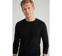 Strickpullover JOOP "Denny", Herren, Gr. L, marine, Strick, Obermaterial: 100% Wolle, clean, unifarben, regular fit normal, Rundhals, elastischer Bund, Pullover Strickpullover, mit Rundhals (71742222-