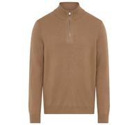 Strickpullover JOOP JEANS "Lauriono", Herren, Gr. XL, medium beige, Strick, Obermaterial: 80% Wolle, 20% Polyamid, clean, unifarben, regular fit normal, Rundhals, eingesetzt Rippstrickbündchen, Pullov