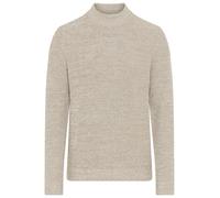 Strickpullover JOOP JEANS "Orlinor", Herren, Gr. L, beige (medium beige), Strick, Obermaterial: 50% Baumwolle, 50% Wolle, unifarben, regular fit normal, Rundhals, eingesetzt gerader Abschluss, Pullove