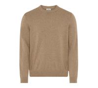Strickpullover JOOP JEANS "Pablor", Herren, Gr. XL, beige (medium beige), Strick, Obermaterial: 100% Baumwolle, clean, unifarben, regular fit normal, Rundhals, eingesetzt Rippbündchen, Pullover Strick