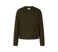 Strickpullover JOOP "Konna", Damen, Gr. M, grün (dunkelgrün), Strick, Obermaterial: 59% Polyester, 21% Nylon, 11% sonstige Fasern, 8% Wolle, 1% Elasthan, unifarben, regular fit normal, Rundhals, einge