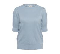 Strickpullover KAFFE CURVE "Damen Strickpullover KCregitta", Damen, Gr. L, blau (blau fog), Obermaterial: 70% Viskose CV. 20% Nylon NY. 10% Polyester PES., Pullover Strickpullover (26370330-L) blau fo