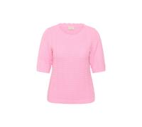 Strickpullover KAFFE CURVE "Strickpullover KClotia", Damen, Gr. L, pink (pink frosting), Obermaterial: 50% Baumwolle CO. 50% Polyacryl PAN., Pullover Strickpullover (46256843-L) pink frosting