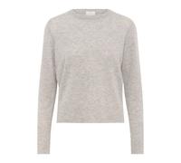 Strickpullover KAFFE "Damen Strickpullover KAcashie", Damen, Gr. XXL, grau (grau melange), Obermaterial: 90% Wolle mw. 10% Kaschmir WS., Pullover Strickpullover (99116921-XXL) grau melange