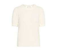 Strickpullover KAFFE "Damen Strickpullover KAemilie", Damen, Gr. XL, weiß (chalk), Obermaterial: 64% Polyester PES. 18% Polyacryl PAN. 10% Wolle mw. 5% Alpaka WP. 3% Elasthan EL., Pullover Strickpullo
