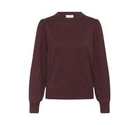 Strickpullover KAFFE "Damen Strickpullover KAlone", Damen, Gr. M, braun (fudge), Obermaterial: 80% Viskose CV. 20% Nylon NY., Pullover Strickpullover (72595800-M) fudge