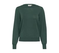 Strickpullover KAFFE "Damen Strickpullover KAlone", Damen, Gr. S, grün (garden topiary), Obermaterial: 80% Viskose CV. 20% Nylon NY., Pullover Strickpullover (71604564-S) garden topiary