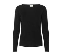 Strickpullover KAFFE "Damen Strickpullover KAminna", Damen, Gr. XXL, schwarz (schwarz deep), Obermaterial: 80% Viskose CV. 20% Nylon NY., Pullover Strickpullover (31481361-XXL) schwarz deep