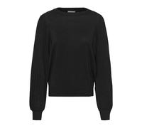 Strickpullover KAFFE "Damen Strickpullover KAregina", Damen, Gr. XS, schwarz (schwarz deep), Obermaterial: 70% Viskose CV. 20% Nylon NY. 10% Polyester PES., Pullover Strickpullover (34339743-XS) schwa