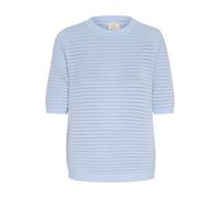 Strickpullover KAFFE "Damen Strickpullover KAry", Damen, Gr. L, blau (windsurfer), Obermaterial: 50% Baumwolle CO. 50% Polyacryl PAN., Pullover Strickpullover (49705423-L) windsurfer