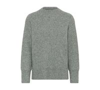 Strickpullover KAFFE "Strickpullover KAelina", Damen, Gr. XS, grau (grau melange), Obermaterial: 80% Polyester PES. 10% Wolle mw. 10% Polyamid PA., Pullover Strickpullover (84547450-XS) grau melange