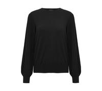 KAFFE KAlone Knit Pullover Strickpullover Damen Elegant Rundhals Mode Pullover Casual Winterpullover Gestrickter Black Deep L