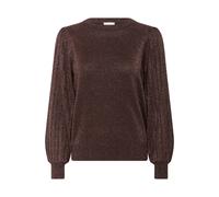 Strickpullover KAFFE "Strickpullover KAregina", Damen, Gr. S, schwarz coffee, Obermaterial: 70% Viskose CV. 20% Nylon NY. 10% Polyester PES., Pullover Strickpullover (53384806-S) schwarz coffee