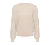 Strickpullover KAFFE "Strickpullover KAregina", Damen, Gr. XXL, beige (sand dollar), Obermaterial: 70% Viskose CV. 20% Nylon NY. 10% Polyester PES., Pullover Strickpullover (45923649-XXL) sand dollar
