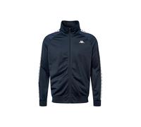 Strickpullover KAPPA "Kappa Sweater Banda Anniston", Herren, Gr. XL, blau iris, braun lt honey, Obermaterial: 100% Polyester, Pullover Strickpullover (35189857-XL) blau iris, braun lt honey