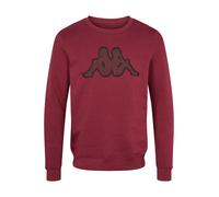 Strickpullover KAPPA "Kappa Sweater Logo Airvit", Herren, Gr. XXL, rot dahlia, Obermaterial: 80% Baumwolle, 20% Polyester, Pullover Strickpullover (50195946-XXL) rot dahlia