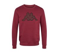 Strickpullover KAPPA "Kappa sweatshirt KMLogo Airvit", Herren, Gr. M, rot dahlia, Obermaterial: 80% Baumwolle, 20% Polyester, Pullover Strickpullover (50195946-M) rot dahlia