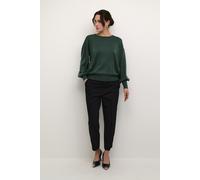 KAFFE Strickpullover KAregina Damen Strickpullover Glitzer Langarm Winter Pullover Casual Elegant Garden Topiary L