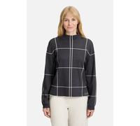 Strickpullover BETTY BARCLAY "Damen Strickpullover kariert", Damen, Gr. 36, beige (patch grau, beige), Strick, Obermaterial: 50% Viskose, 27% Polyamid, 23% Polyester., gerade normal, Pullover (5818745