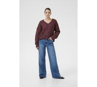 Kaffe Pullover in Rot - Größe L | Damen Pullover Cardigans