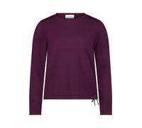 Strickpullover CARTOON "Damen mit Rundhalsausschnitt", Damen, Gr. 36, lila (schwarz dahlia), Obermaterial: 55% Viskose, 30% Polyester, 15% Polyamid, straight fit normal, Rundhals, Pullover Strickpullo