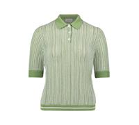 Kurzarmshirt CARTOON "Damen mit Kragen", Damen, Gr. 38, khaki, weiß, Obermaterial: 100% Baumwolle, regular fit normal, Shirts (90688258-38) khaki, weiß