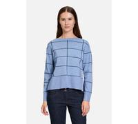 Strickpullover langarm Patch Blue/Dark Blue 36