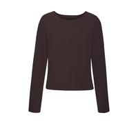 Strickpullover LASCANA, Damen, Gr. 36/38, braun, Feinstrick, Obermaterial: 70% Viskose, 30% Polyamid, unifarben, Modisch, figurumspielend taillenbedeckt, Rundhals, Pullover Strickpullover (50950616-36