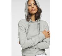 Strickpullover LAURA SCOTT, Damen, Gr. 40, grau (grau, melange), Strick, Obermaterial: 50% Viskose, 28% Polyester, 22% Polyamid, Glitzerstreifen, unifarben, figurbetont hüftbedeckend, ohne Ausschnitt,