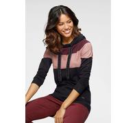 Strickpullover LAURA SCOTT, Damen, Gr. 44, rot (schwarz, bordeaux, gestreift (aus nachhaltigem material)), Strick, Obermaterial: 50% Viskose, 28% Polyester, 22% Polyamid, figurbetont hüftbedeckend, oh